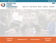 Tablet Screenshot of bazless.com